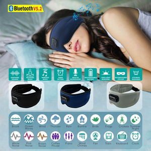 Máscara para dormir contorneada 3D con Bluetooth con 20 sonidos relajantes y música <span class=keywords><strong>relajante</strong></span> para dormir máscara para dormir con ruido blanco - Product Image 3