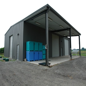 <span class=keywords><strong>Hangar</strong></span> préfabriqué de structure lourde en acier <span class=keywords><strong>kit</strong></span> de construction d'entrepôt en métal bon marché avec services préfabriqués de soudage et de coupe cintrage - Product Image 5