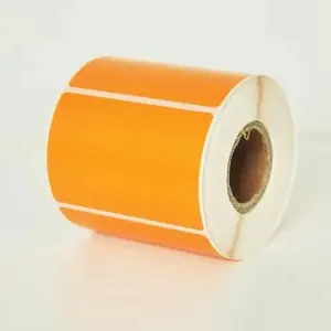 Etiqueta térmica impermeável, impressora térmica 500 peças etiqueta de remessa à prova d'água papel térmico produtos domésticos