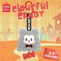 Vente en gros : Pendentif boîte mystère en peluche série bonbons colorés Famille Mickey, figurines miniatures mignonnes style anime, ornement cadeau