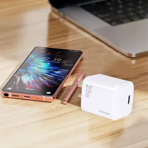 Hàng Mới Về Cổng Kép Bộ Sạc Tường Usb C Type C Gan Pd 30W 35W Sạc Nhanh Cho Điện Thoại Di Động