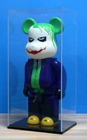 Boîte de présentation en acrylique 1000% Bearbrick, housse anti-poussière pour figurine Violent Bear, boîte de rangement pour modèle