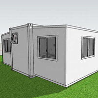 Maison conteneur en panneaux sandwich en acier extensible