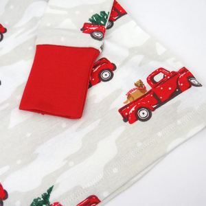 Pyjamas pour enfants, vêtements de nuit de Noël, motifs pour enfants, 100% coton biologique, pyjamas pour enfants, vêtements de nuit pour garçons, vêtements de détente personnalisés pour enfants - Product Image 3