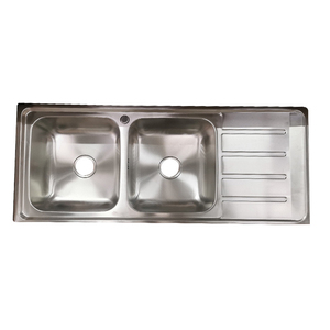 Évier de cuisine carré de luxe Superhome en acier inoxydable à cuve unique, installation sous plan à un trou, épaisseur 1,0-1,2 mm, garantie 5 ans - Product Image 1