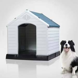 <span class=keywords><strong>Caseta</strong></span> para Perros Grande de Plástico PP, Impermeable, con Forma de Toca de Árbol, con Base Bloqueable para Uso en Interiores y Exteriores, Venta al Por Mayor - Product Image 6