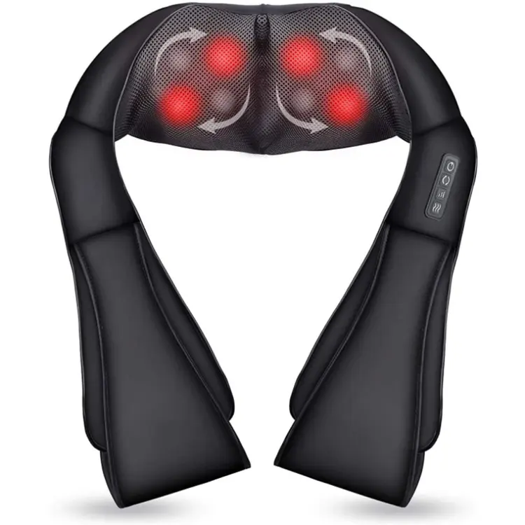 Massaggiatore elettrico intelligente per la schiena e il collo con il calore Shiatsu per la spalla massaggiatore per alleviare il dolore muscolare