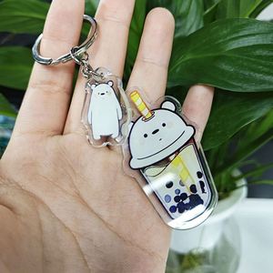 Best <b>Custom</b> Printed Acrylic Keychain Kawaii Bulk Acrylic Charms <b>Key</b> Chain Plastic Clear Anime Figure Acrylic Keychain - Product Image 3