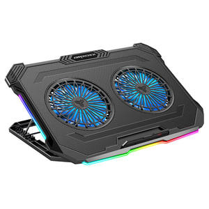 Grande plaque de refroidissement pour ordinateur portable de gaming, plaque de refroidissement pour ordinateur portable RGB - Product Image 1