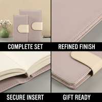 Carnet de notes en cuir PU à fermoir magnétique, couleur unie, couverture rigide, reliure cousue, journal intime pastel, bloc-notes d'écriture – Vente directe usine