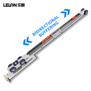 Tốt nhất bán treo đường sắt trượt Hidden cửa phần cứng cửa trượt Hệ thống theo dõi Nylon im lặng treo bánh xe treo con lăn - Product Image 5