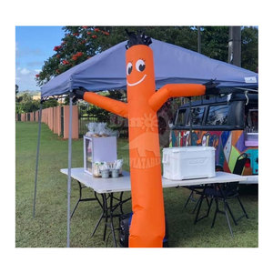Vui vẫy tay không khí vũ công cam <span class=keywords><strong>Inflatable</strong></span> Ống người đàn ông bay nhảy người đàn ông cho quảng cáo - Product Image 1