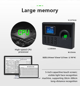 Cloud Time Recording TCP | IP biometrischer Finger abdruck Terminal Zeiter fassung maschine Finger abdruck leser für die Schule - Product Image 3