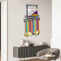Porte-médaille Affichage Or Wallhung Trophées Cyclisme Cintre Qualité Nylon Plaque Décoratif Aviron Rack Imprimer Conception Danse Gymnases