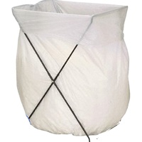 Sacs poubelles à soufflets latéraux thermosoudés en PE jetables avec logo personnalisé et taille sur mesure pour la maison, la cuisine, le bureau et l'emballage
