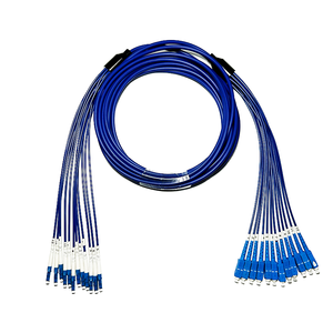 كابل ألياف ضوئية مدرع بموصل نحاسي من مادة PVC، أحادي النمط، 12 نواة، G657A1، بطول 100 متر للاستخدام الخارجي مع موصل - Product Image 6