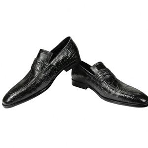 Mocasines de Lujo Personalizados para Hombre, Zapatos para Caminar al Aire Libre, Zapatos de Cuero para Boda Hechos a Mano de Alta Calidad con Aumento de Altura - Product Image 6