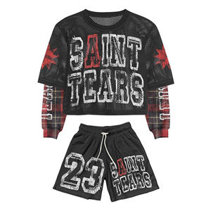 Conjuntos de Camisetas de Fútbol Americano de Verano Sublimadas Personalizadas 100% Poliéster, Unisex, Estilo Urbano Holgado, Corte Cuadrado, Mangas Cortas de Malla - Product Image 2