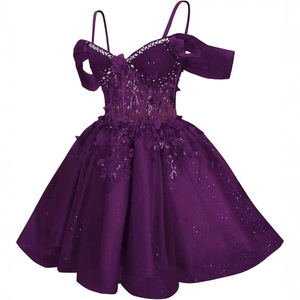 Off The Shoulder Green Evening Dress With Floral Embroidery And Sheer Layer Long Skirt Princess Style For Party - Product Image 5