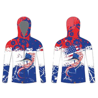 Meilleur prix UPF 50 + Simms chemise de pêche Polyester Oem pêche à capuche chemise de pêche Camo respirant Double poisson T-Shirt