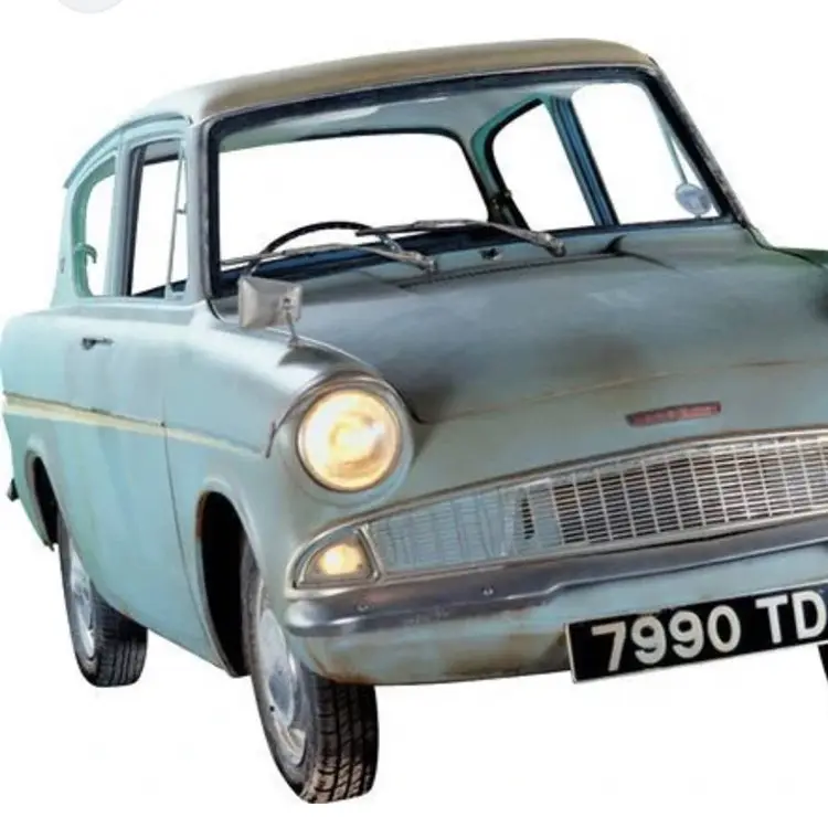 Modelo de coche inflable para publicidad al aire libre, Ford Anglia
