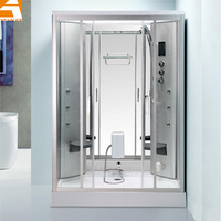 Cabine de douche à vapeur européenne pour 2 personnes avec jets GT0526, douche à vapeur rectangulaire intérieure, cabine de douche autonome