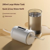 Irrigador Dental Eléctrico Portátil, Juego de Cepillos de Dientes Inteligentes para el Cuidado Bucal Doméstico, Irrigador Bucal para Eliminar el Sarro