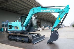 Nieuwe graafmachine <span class=keywords><strong>Sunward</strong></span> SWE85F boerengraafmachine voor huizenprojecten China minigraafmachine bouwmachines 8,5 ton YANMAR 0,37 m³ - Product Image 4