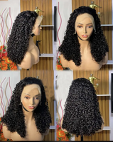 Vendita all'ingrosso di capelli capelli naturali birmano nero parrucca riccia da 8 a 32 pollici extension pizzo trasparente prezzo di fabbrica Vietnam