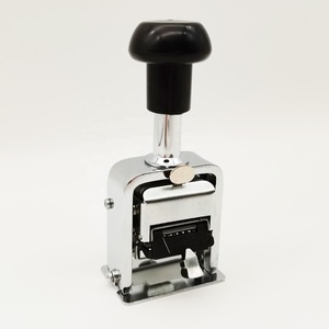 Timbro automatico del numero di pagina a 6 cifre con design metallico resistente autoinchiostrante per timbro di numerazione automatica della carta - Product Image 2
