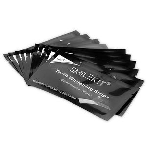 2023新しいプライベートラベルの歯のホワイトニング14/28pcsミントフレーバーストリップホワイトニングチャコールホワイトニングストリップ - Product Image 6