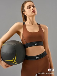 Vêtements pour femmes AL0, <span class=keywords><strong>ensemble</strong></span> de vêtements de yoga en spandex/nylon, deux pièces, veste de <span class=keywords><strong>sport</strong></span> pour le levage des hanches, vêtements de <span class=keywords><strong>fitness</strong></span> pour femmes, course à pied, pilates - Product Image 5