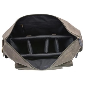 กระเป๋ากล้อง DSLR ไนลอนกันน้ำ ขายดีจากโรงงาน BSCI พร้อมตกแต่งด้วยหนัง - Product Image 6