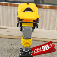 Compacteur de sol vibrant à moteur essence 6,5 CV à haute efficacité opérationnelle pour la construction