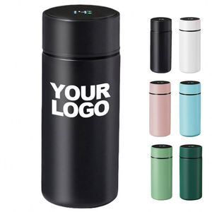 Hot Sale Stainless Steel 300ml Smart <b>Thermos</b> with Temperature Custom Water Bottle with Logo Custom Packaging Business Gift Box - Product Image 1