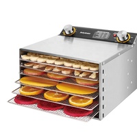 Déshydrateur de fruits et légumes personnalisé Machine de séchage commerciale à 8 couches pour porte latérale