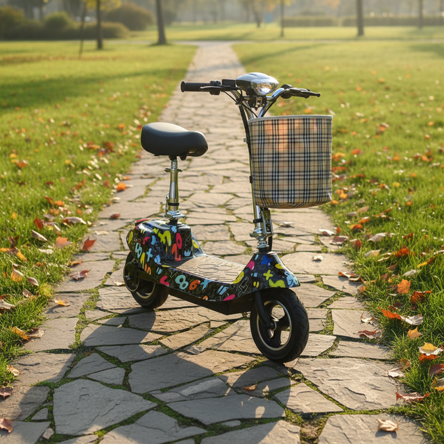 Hot Sale Fashion Scooter Electric Bicycle Two-wheeled Folding Electric Scooter Small  Light Weight and Environmentally Friendly