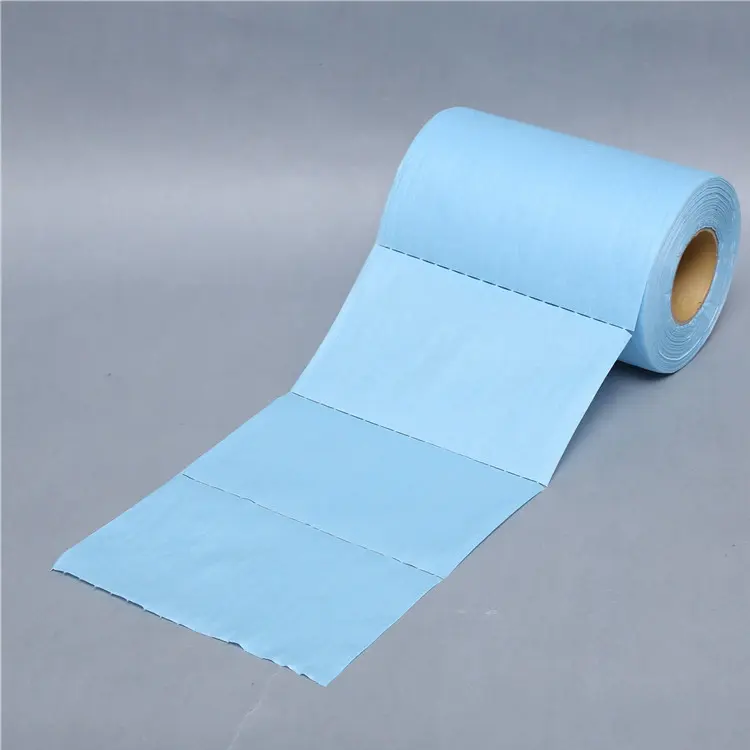 Disposable Lint Free Cleaning Wipe For Industry Dry Heavy Duty Cleaning Roll PP+ woodpulp Non-woven Wiper