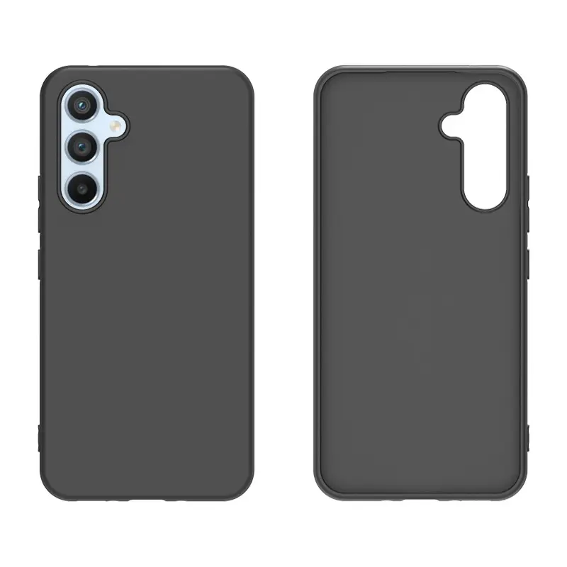 Casing ponsel hitam Matte, untuk Samsung Galaxy M54 A14 M04 S23 Plus TPU lembut Cover pelindung kamera untuk Galaxy S23 aksesoris