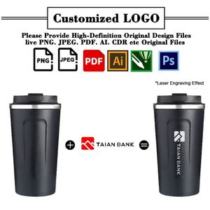 Tazas de Acero Inoxidable con Pantalla LED de Temperatura y Logotipo Personalizado al por Mayor para Regalos Empresariales, Taza de Café Inteligente Promocional - Product Image 2