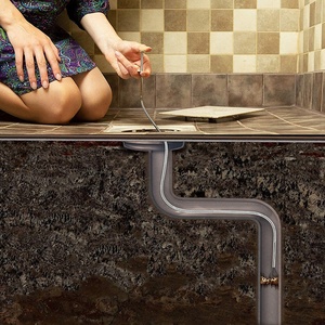 Attrezzi per lo Sblocco delle Fognature <span class=keywords><strong>Spirale</strong></span> per Pulizia Scarichi Ostruiti da Capelli e Detriti - Product Image 4