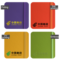 Carnet de notes en cuir PU personnalisé avec logo, carnet de notes à couverture rigide, agenda A5, papeterie de bureau, Cuaderno Cuadernos Escolares, impression