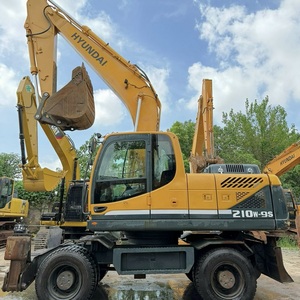 Escavatore Gommato <span class=keywords><strong>Usato</strong></span> Hyundai 210W-9S 2025 - Attrezzatura Edile con Pneumatici Originali e Condizioni Originali - Product Image 2