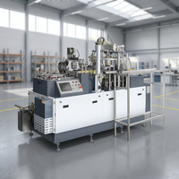 ZBJ-DP35 70-80 piezas/min Máquina de alimentación de papel servo de alta estabilidad para tazones de papel, con motor, engranajes y soldadura ultrasónica 380V QiChen Paper