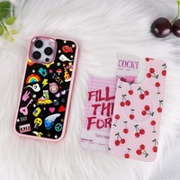 Coque de téléphone à panneau arrière magnétique remplaçable pour Iphone17/17pro/17promax/17air avec le puzzle coloré de dorure noir