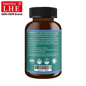 ผู้ผลิตอาหารเสริมโปรไบโอติก Nutraceutical Shecome ผลิตภัณฑ์เสริมอาหารเบอร์เบอรีน HCI บำรุงสุขภาพทางเดินอาหาร สารต้านอนุมูลอิสระ 90 แคปซูลโปรไบโอติก - Product Image 5