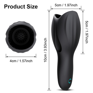 Entrenador de Glande Sexual, Masajeador de Pene, Masturbador Masculino, Vibrador de Glande con 10 Velocidades, Retrasa la Eyaculación, Ejercicio de Resistencia, Juguete Sexual para Hombres - Product Image 4