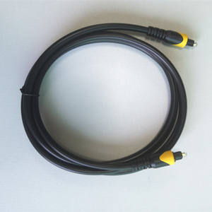 Câble audio optique <span class=keywords><strong>numérique</strong></span> professionnel <span class=keywords><strong>Cordon</strong></span> à fibre optique 24K Plaqué or Multi-canaux Transsion de son clair non compressé - Product Image 4