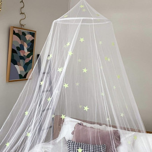 Couvre-<span class=keywords><strong>lit</strong></span> <span class=keywords><strong>baldaquin</strong></span> pour bébé, rideau de <span class=keywords><strong>lit</strong></span>, avec moustiquaire, lumineux dans la nuit, rond, tente dôme, offre spéciale, - Product Image 3
