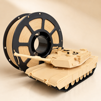 Filamen Printer 3D PETG Basic Desert Yellow 1.75mm Grosir, Tahan Benturan Tinggi, Material Anti Melengkung untuk Pencetakan FDM